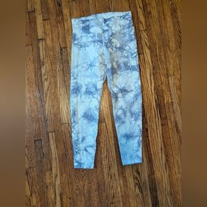 Aerie Blue Tie-Dye Leggings